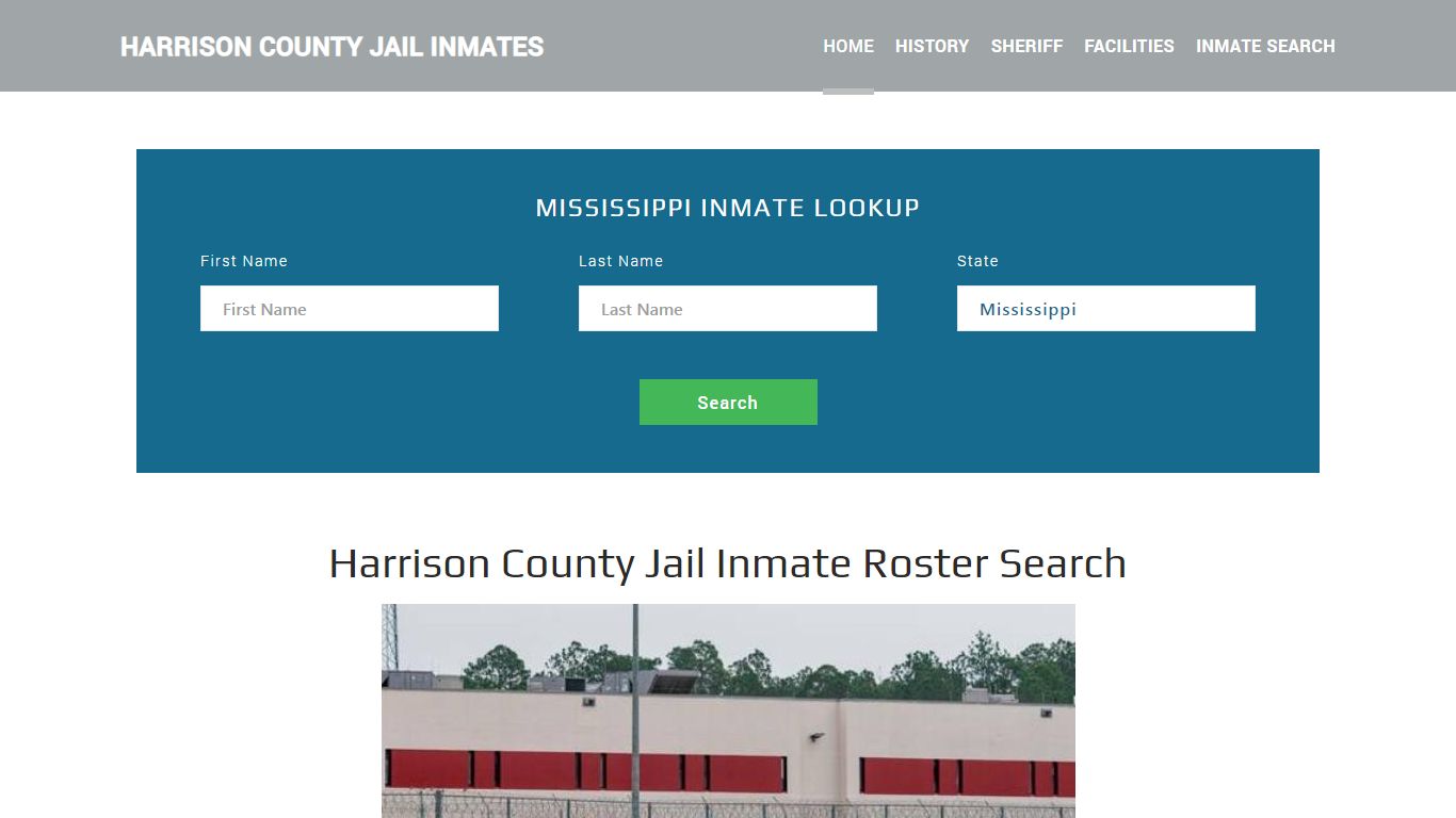 Harrison County Jail Inmate Roster Lookup, Gulfport, MS